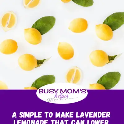 A Simple to Make Lavender Lemonade That Can Lower Your Stress Levels