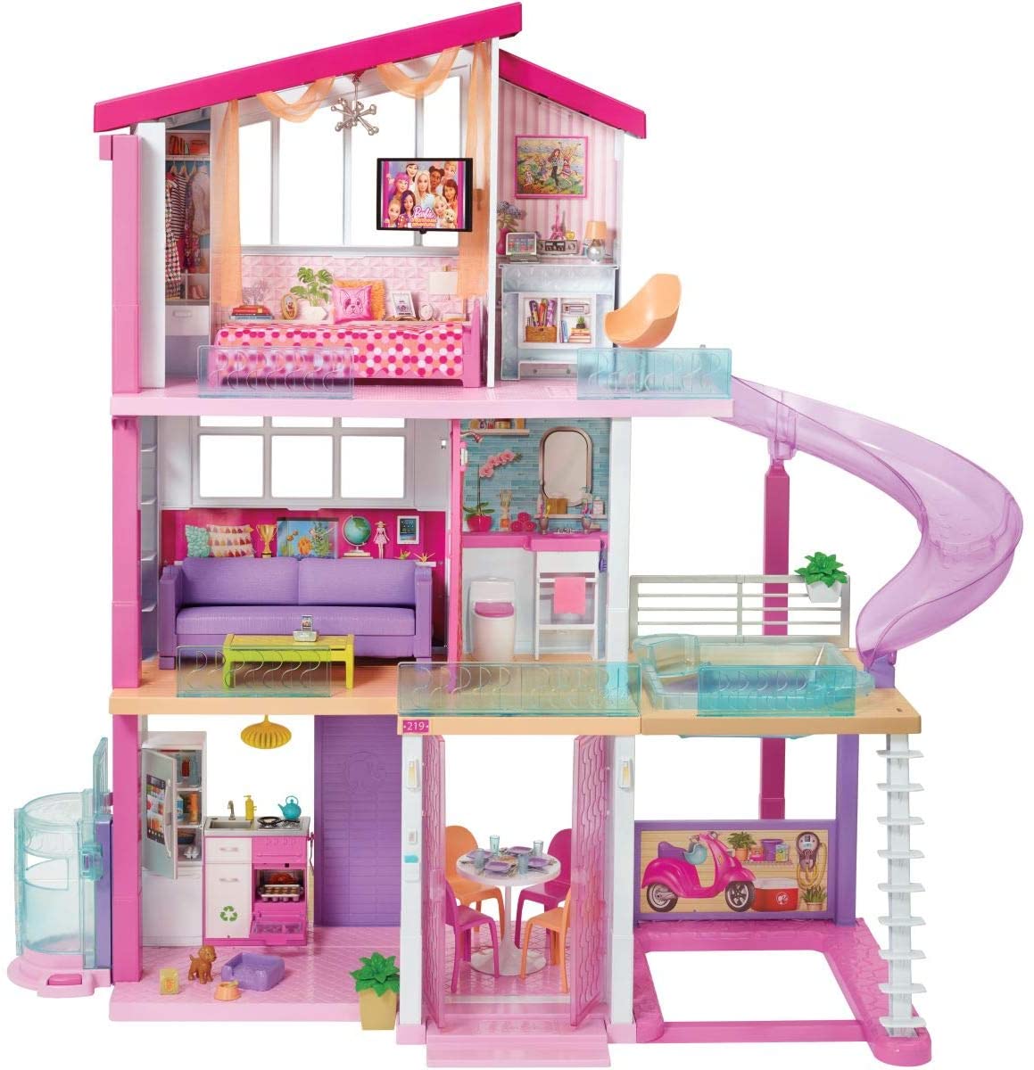 Barbie Dreamhouse with Pool Slide and Elevator
