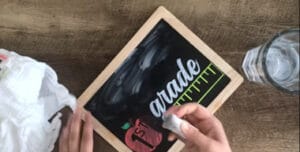 How To Remove Chalk Marker From Chalkboard